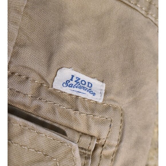 Lot of 2 Izod Saltwater & World Wide Sportsman Men 42 Shorts Cargo Tan Gray - Picture 14 of 16